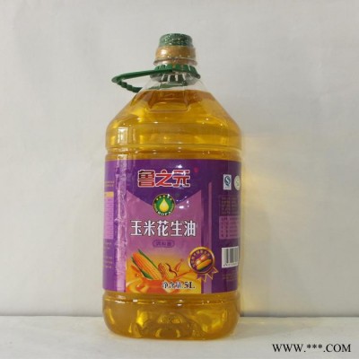 博發(fā)油脂 玉米花生油調(diào)和油5L 新鮮健康植物油
