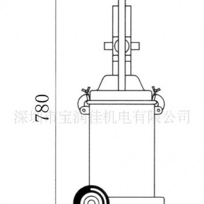 廣東高壓氣動(dòng)黃油機(jī)68213型移動(dòng)式干油油脂泵加注機(jī)