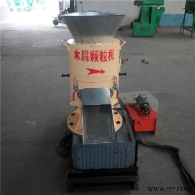 秸稈燃料顆粒機 400型平模輥壓式造粒機 時產1噸飼料加工設備