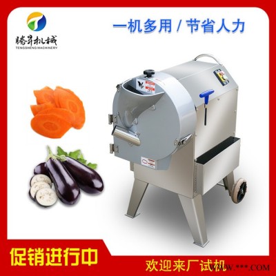 騰昇TS-Q112果蔬加工設(shè)備 球根莖瓜果切菜機(jī) 土豆切片切絲切丁機(jī)器