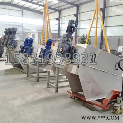 STDL401疊螺壓濾機 疊片式污泥脫水機  含油脂纖維污泥處理設備