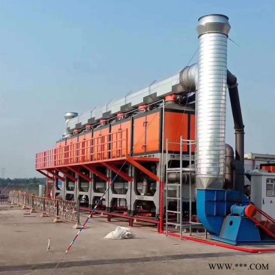 世紀奧瑞廠家加工定制汽修廠廢氣凈化設備催化燃燒成套設備
