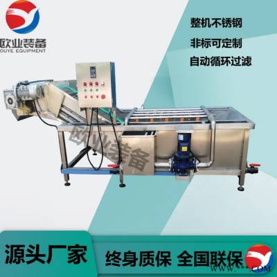 專業(yè)制造大小型項目氣泡清洗機-山野菜加工設備-全自動氣泡清洗機歐業(yè)制造
