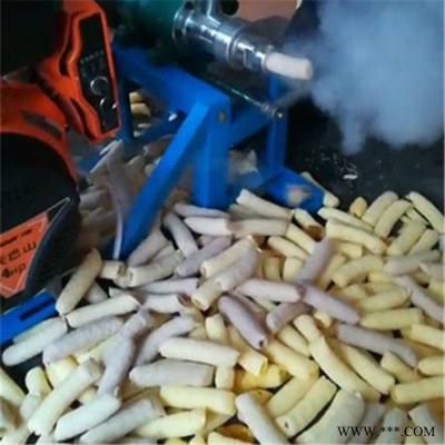 德州現(xiàn)貨供應(yīng)休閑食品加工設(shè)備 自動切斷空心棒玉米膨化機(jī)