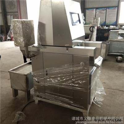 義康牌QYS-80針帶骨肉鹽水注射機(jī) 醬牛肉加工設(shè)備 大型豬肉塊腌漬機(jī)
