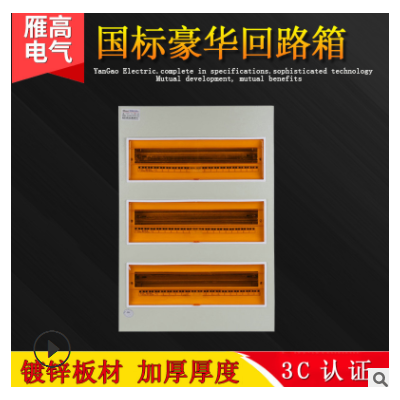 雁高照明配電箱 家用開關(guān)箱 電表箱 配電箱定制 pz40插卡電表箱