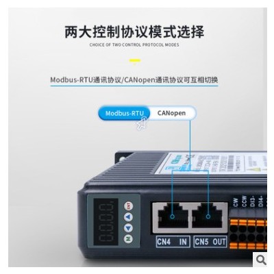 杰美康CANopen總線控制60兩相閉環(huán)步進(jìn)電機(jī)驅(qū)動(dòng)器套裝3NM大力矩