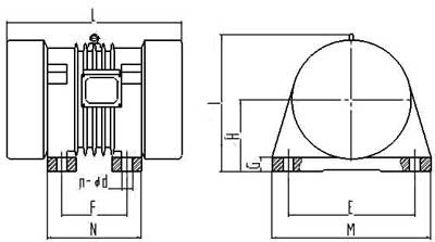 YZO系列振動(dòng)電機(jī)