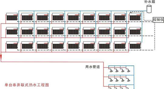 單機(jī)串并聯(lián)式熱水工程