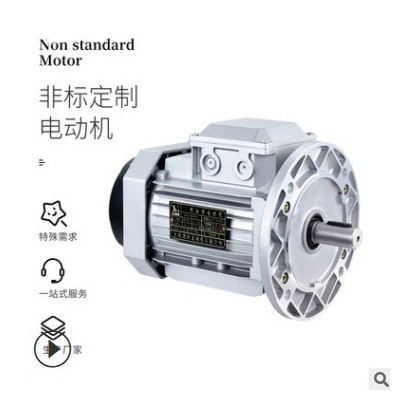 定各種特殊軸非標(biāo)法蘭加長(zhǎng)軸電機(jī)雙頭軸馬達(dá)來(lái)圖加工生產(chǎn)功率加大
