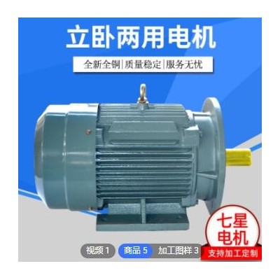 江蘇七星廠家直銷立臥兩用電機(jī) 三相異步立臥兩用電機(jī)