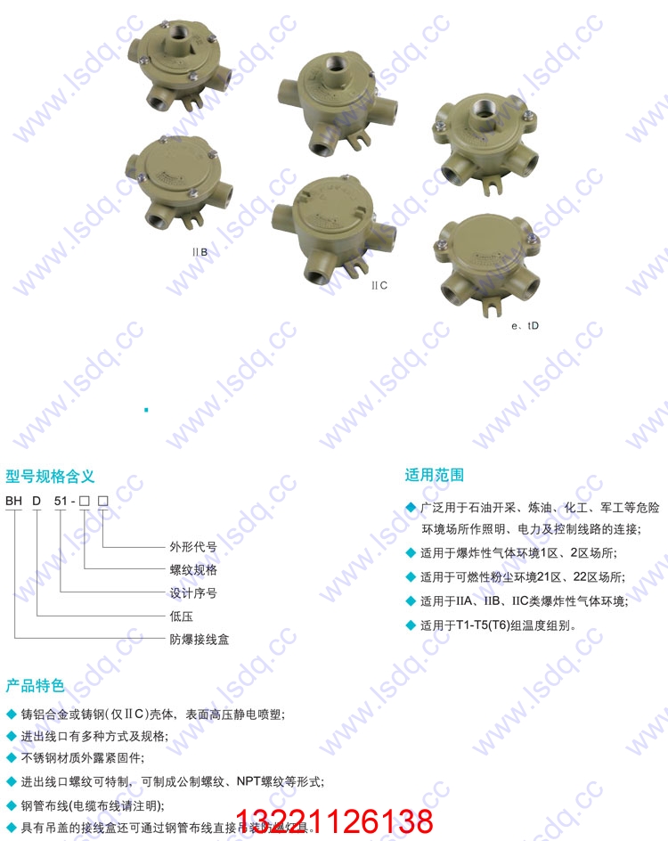 BHD51防爆接線盒