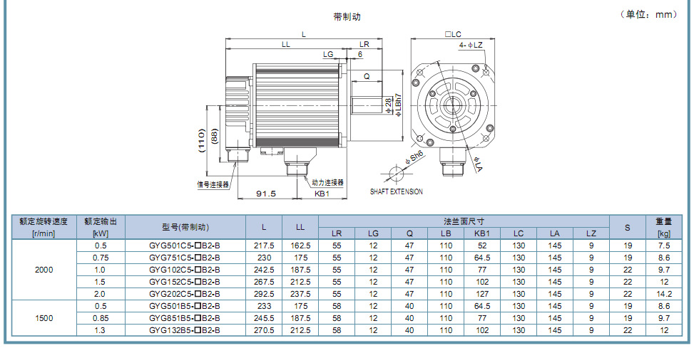 電機(jī)尺寸8