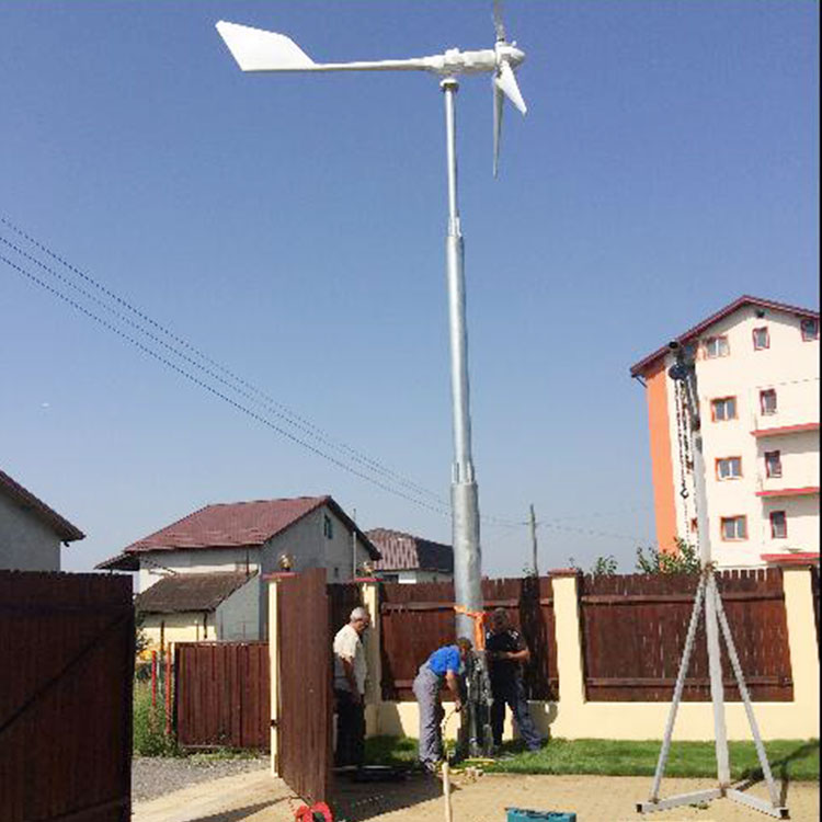 遼陽3000瓦小型風(fēng)力發(fā)電機(jī)屋頂安裝風(fēng)力發(fā)電機(jī)