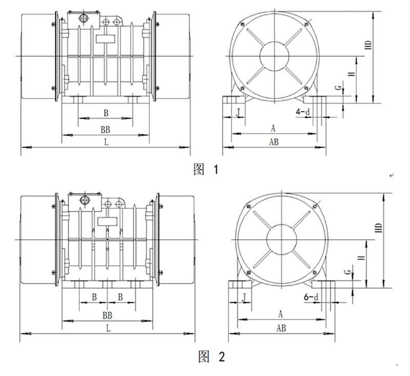 YZS/YZU/YZD振動(dòng)源電機(jī)馬達(dá)三相380V大