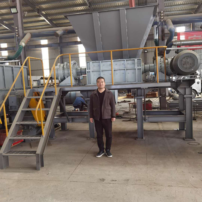 油漆桶撕碎機(jī) 卓泰出售600型金屬桶撕碎機(jī) 石膏撕碎機(jī)