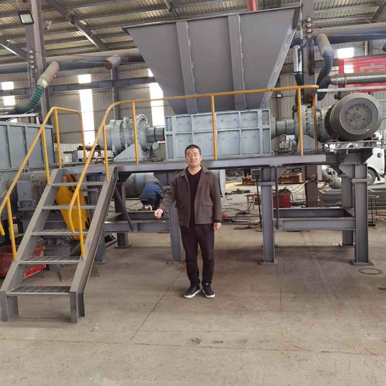 油漆桶撕碎機(jī) 卓泰出售600型金屬桶撕碎機(jī) 石膏撕碎機(jī)