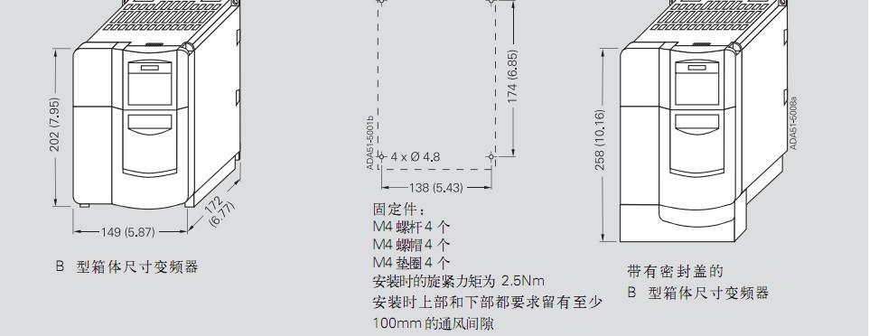 MM420系列產(chǎn)品尺寸