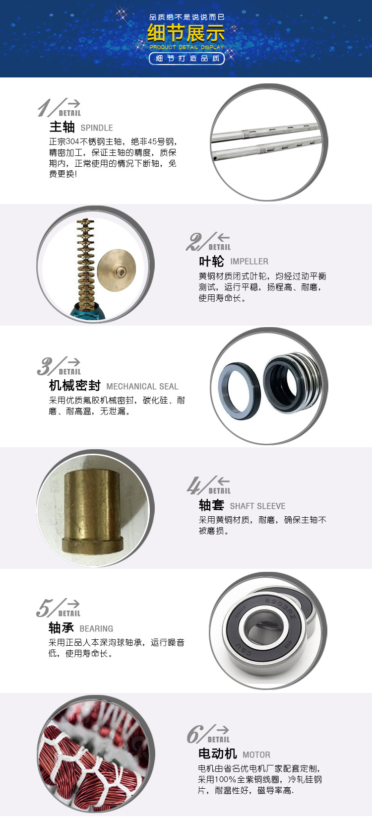 VMP立式多級泵細節(jié)圖