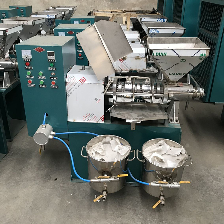 **胡麻榨油機(jī) 山茶籽螺旋榨油機(jī) 電器控制、自動(dòng)加熱