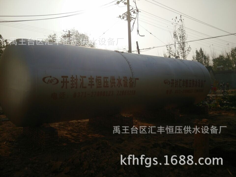安裝好的無塔供水器