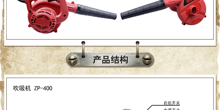 400W吹吸機