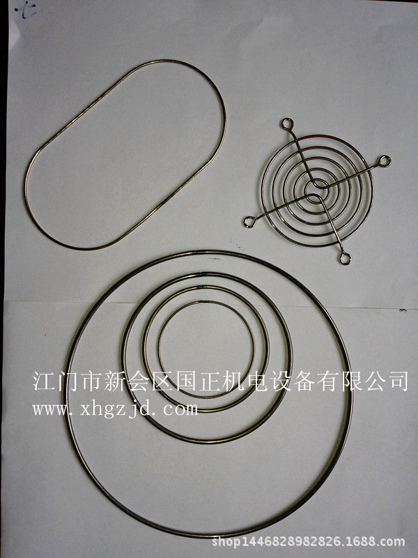 全自動(dòng)打圈對(duì)焊機(jī)生產(chǎn)的各種尺寸的圓圈