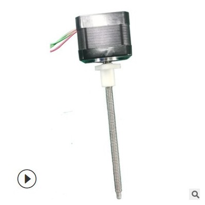 廠家定制42貫通式步進絲桿電機24V 微型大功率大扭矩電機馬達
