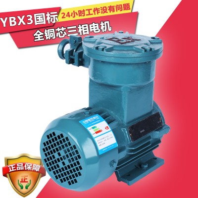 防爆電機(jī)YB3/YBX3-90L-4 1.5KW馬達(dá)隔爆型三相異步電動(dòng)機(jī)銅芯國標(biāo)